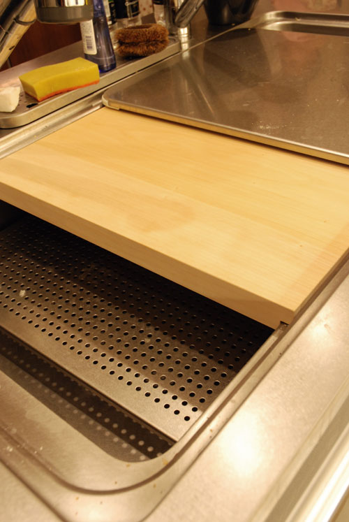 キッチンシンクの段差に合わせたイチョウまな板の製作 c7020  イメージ-3