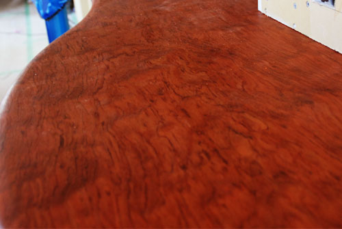 ダイニングテーブル　ブビンガの無垢一枚板 3020  イメージ-3
