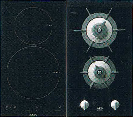 AEGガス2口とIH2口のコンロ