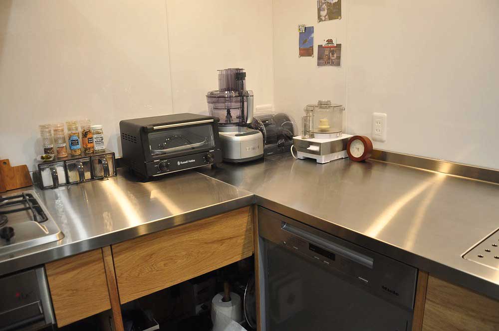 ダブルシンクで半業務用厨房みたいなL型キッチン　5140  イメージ-13